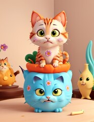 Fototapeta premium Paw Cat #11