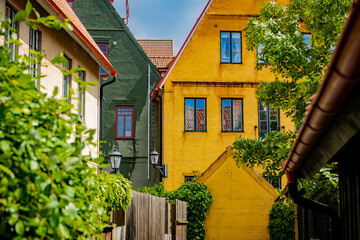 Medieval and Hansa inspired  living area Jakriborg in Hjarup, Sweden