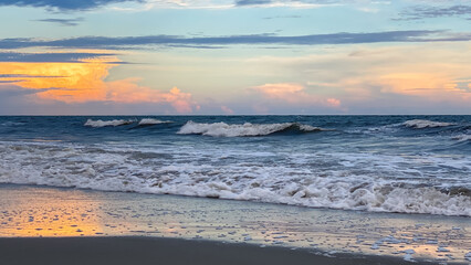 Colorful Sunset at Myrtle Beach South Carolina