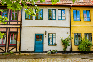 Medieval and Hansa inspired  living area Jakriborg in Hjarup, Sweden