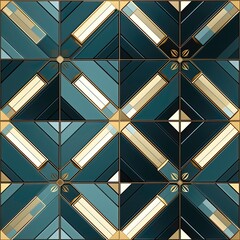 Seamless background pattern. Decorative geometric pattern in retro style. Tile