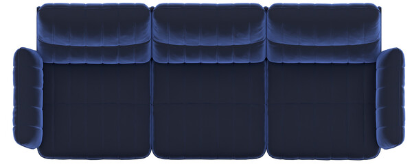 Sofa - Blue (top of view of product)