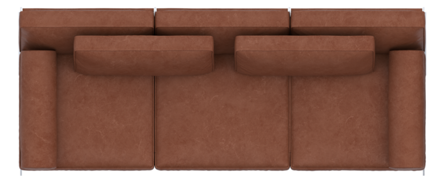 Sofa rustic (top of view of product)
