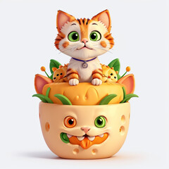 Fototapeta premium Paw Cat