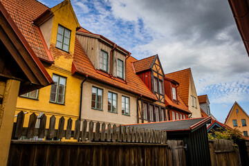 Medeltidsinspirerade området Jakriborg i Hjärup