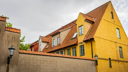 Medeltidsinspirerade området Jakriborg i Hjärup