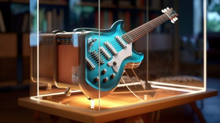 electric guitar - Powered by Adobe