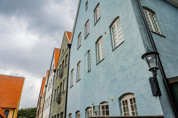 Medieval and Hansa inspired  living area Jakriborg in Hjarup, Sweden