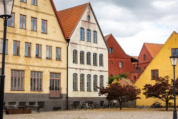 Medieval and Hansa inspired  living area Jakriborg in Hjarup, Sweden