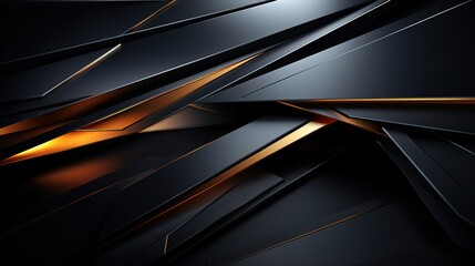 Gold metal and carbon fiber background. AI generated image