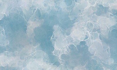 The white blue sky watercolor smoke cloudy sea beach pattern underwater image wallpaper background...