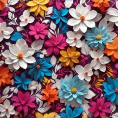 Fototapeta premium seamless floral pattern