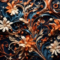 abstract floral background