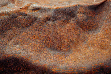 Natural brown stone texture. Empty rusty background, mockup for the design.