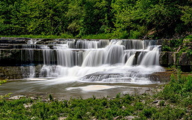 Waterfalls at Taughannock Park, Ithaca, NY