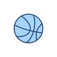 Basketball icon vector. Basketball ball sign and symbol