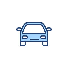 Car icon vector. car sign and symbol. small sedan