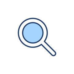 Search icon vector. search magnifying glass sign and symbol