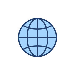 Web icon vector. go to web sign and symbol. web click icon. Global search icon