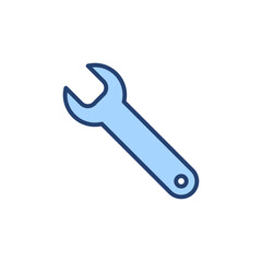 Wrench icon vector. repair icon. tools sign and symbol