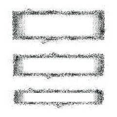 Black abstract grunge rectangle full frames outline