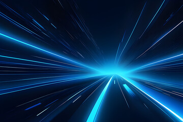 abstract blue background with rays