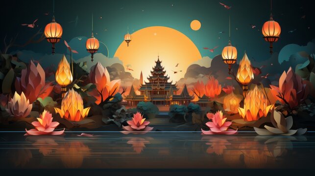 Loi Krathong Day 28th November Generative AI