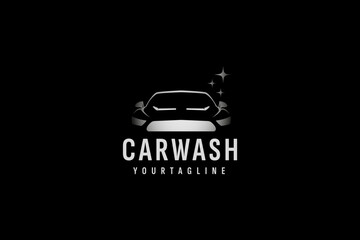 car wash logo vector icon illustration