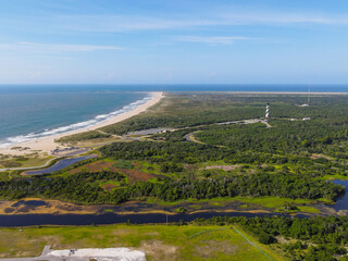 Lighthouse; built only to serve