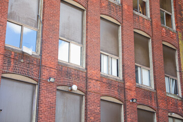 brick buildings symbolize stability and growth in real estate business. Offices that stand the test of time, securing success