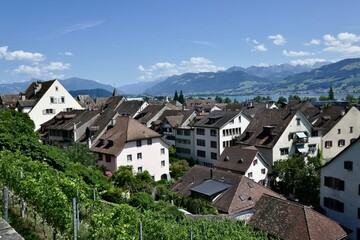 Fototapeta na wymiar Rapperswil, Switzerland