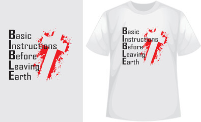 Christian bible verse t shirt design illustration vector