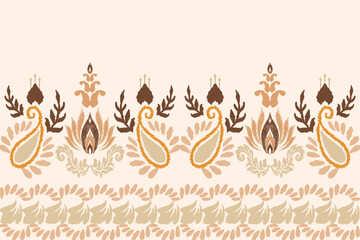 ikat abstract background. Mexican tribal seamless pattern.Mexican style fabric.Wallpaper.Design.Vector Illustration.Clothing.Rabbit.Textile.Batik.