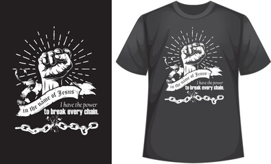 Christian bible verse t shirt design illustration vector