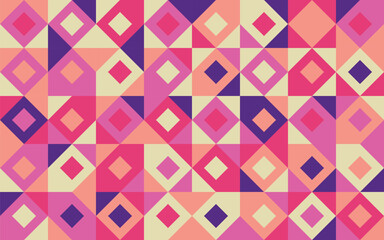 Colorful Abstract NEO Geometric Backgrounds. Geometric Seamless Pattern in NEO GEO Design Style.