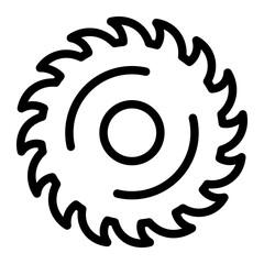 Obraz premium saw line icon
