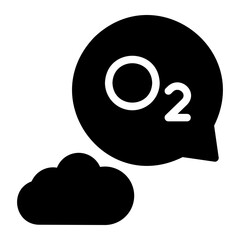 oxygen glyph icon