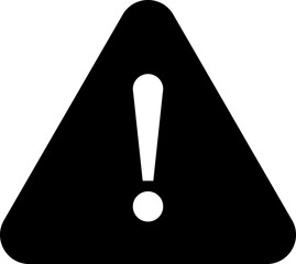 Danger sign, warning sign, attention sign icon.