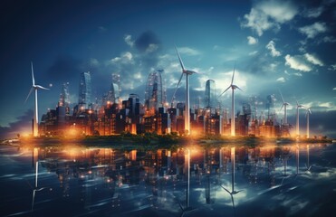 Fototapeta premium Global business, internet network connection, IoT Internet of Things, business intelligence concept. Busines global network, futuristic technology background. AI generative