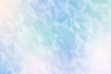 グラデーションが綺麗なポリゴンの背景イラスト
