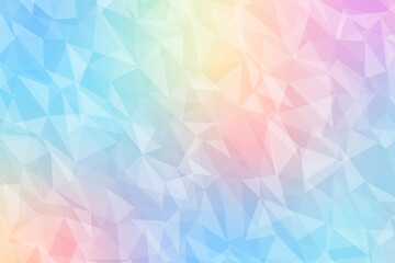 グラデーションが綺麗なポリゴンの背景イラスト