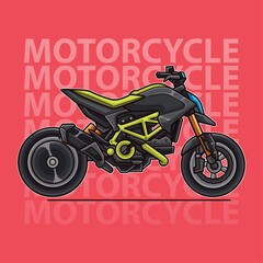 COOL MOTORCYCLE VECTOR WITH CONCEPT 6