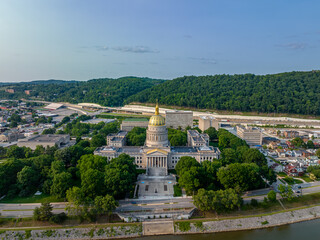 Aerial View of the West Virginia State Capitol Complex