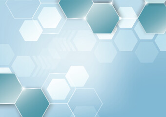 Abstract geometric shape background. Digital technology concept