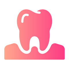 tooth Gradient icon
