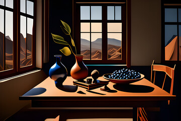 view of the table
Generative AI