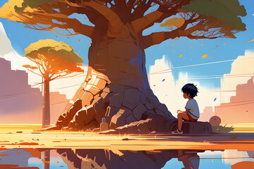 tree and boy
Generative AI
