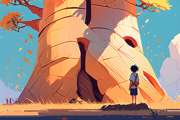 tree and boy
Generative AI
