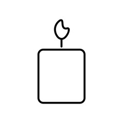 Candle Light line icon