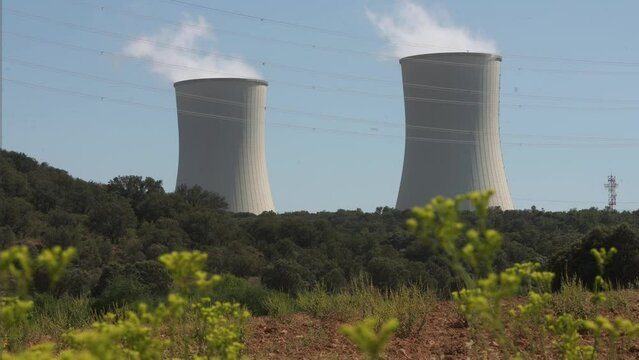 Trillo Nuclear Power Plant situated near Trillo town, in the province of Guadalajara, Spain. Operated since 1988, it is a pressurized water reactor (PWR) type of nuclear power plant.